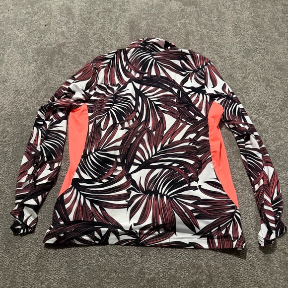 TAIL White Label women’s quarter button down‎ workout golf shirt size large - Picture 6 of 6